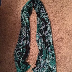 Tommy Hilfiger Scarf Black, Teal, some blue
